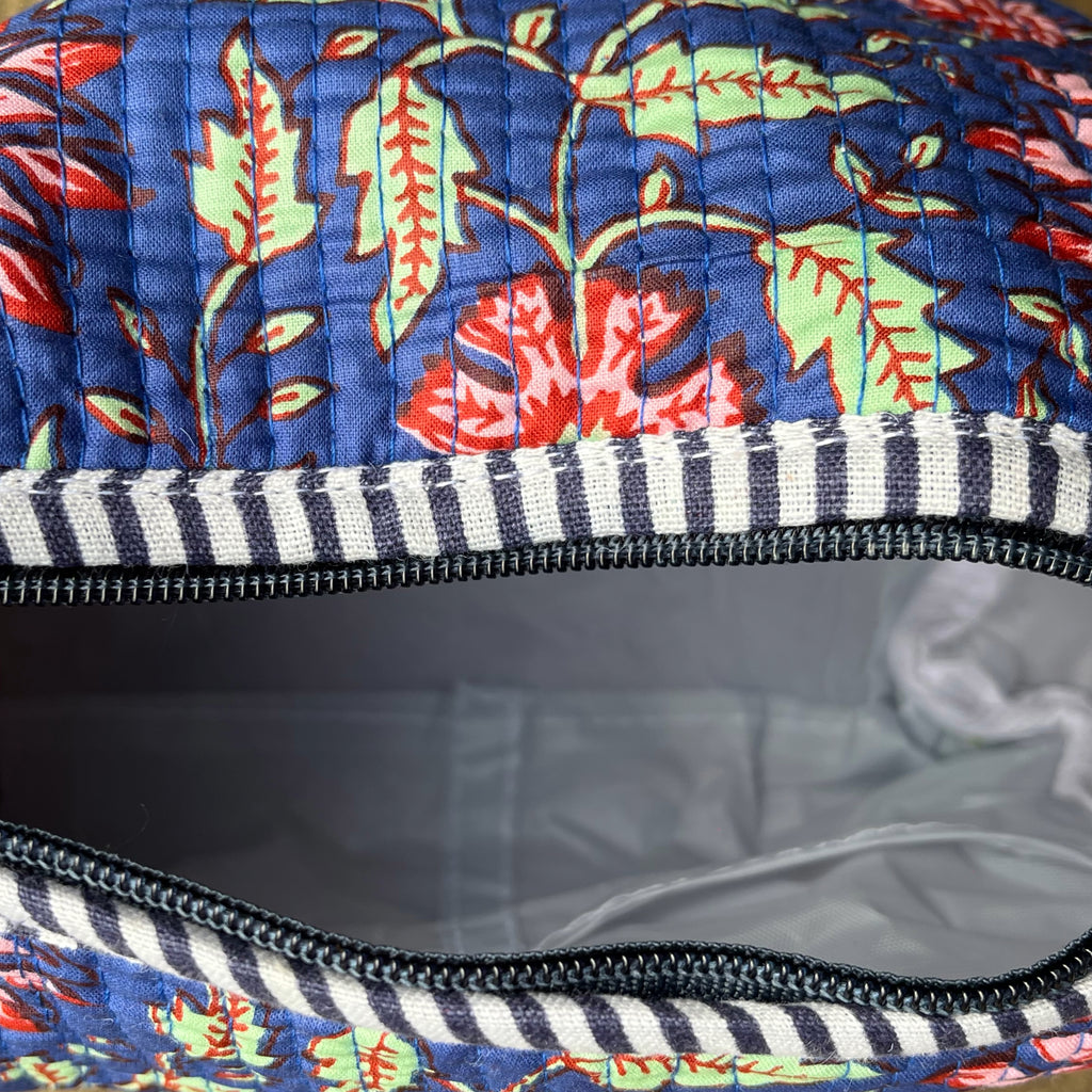 Botanic Mix Washbag- BLUE